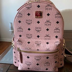 MCM small stark backpack is visetos 10.5in